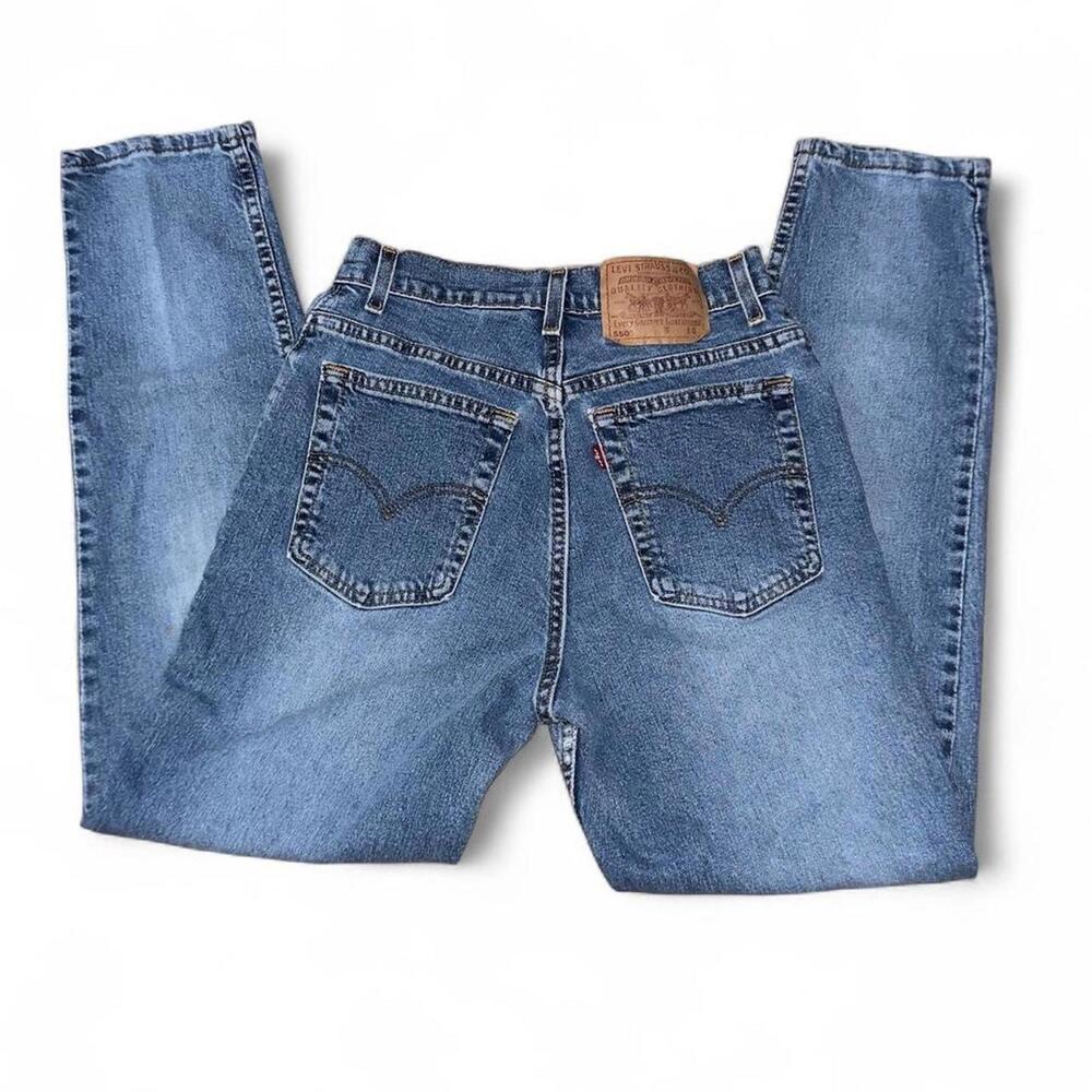 Vtg Levi's 550 Faded Blue Denim Jeans Women's 28 (8 S MIS)‎